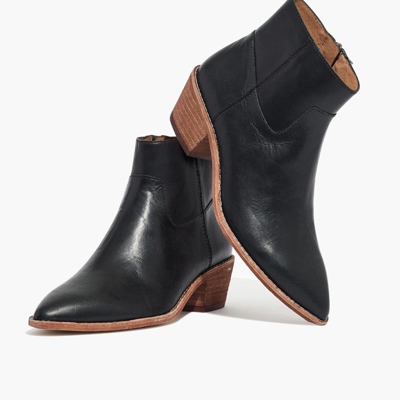 Madewell The Charley Leather Boot - Picture 1 of 9